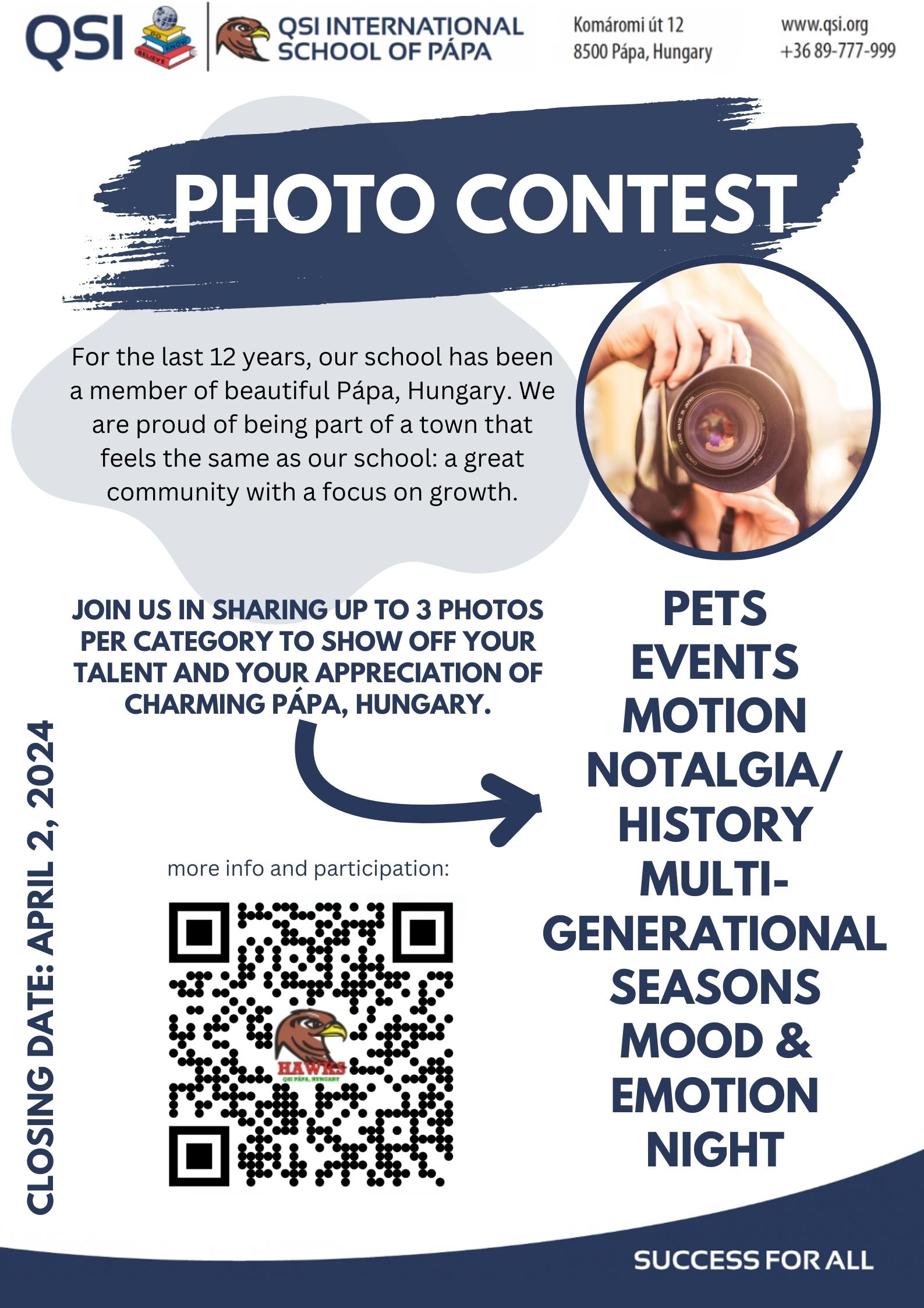 Reminder: QSI Pápa Photo Contest! – QSI Pápa News